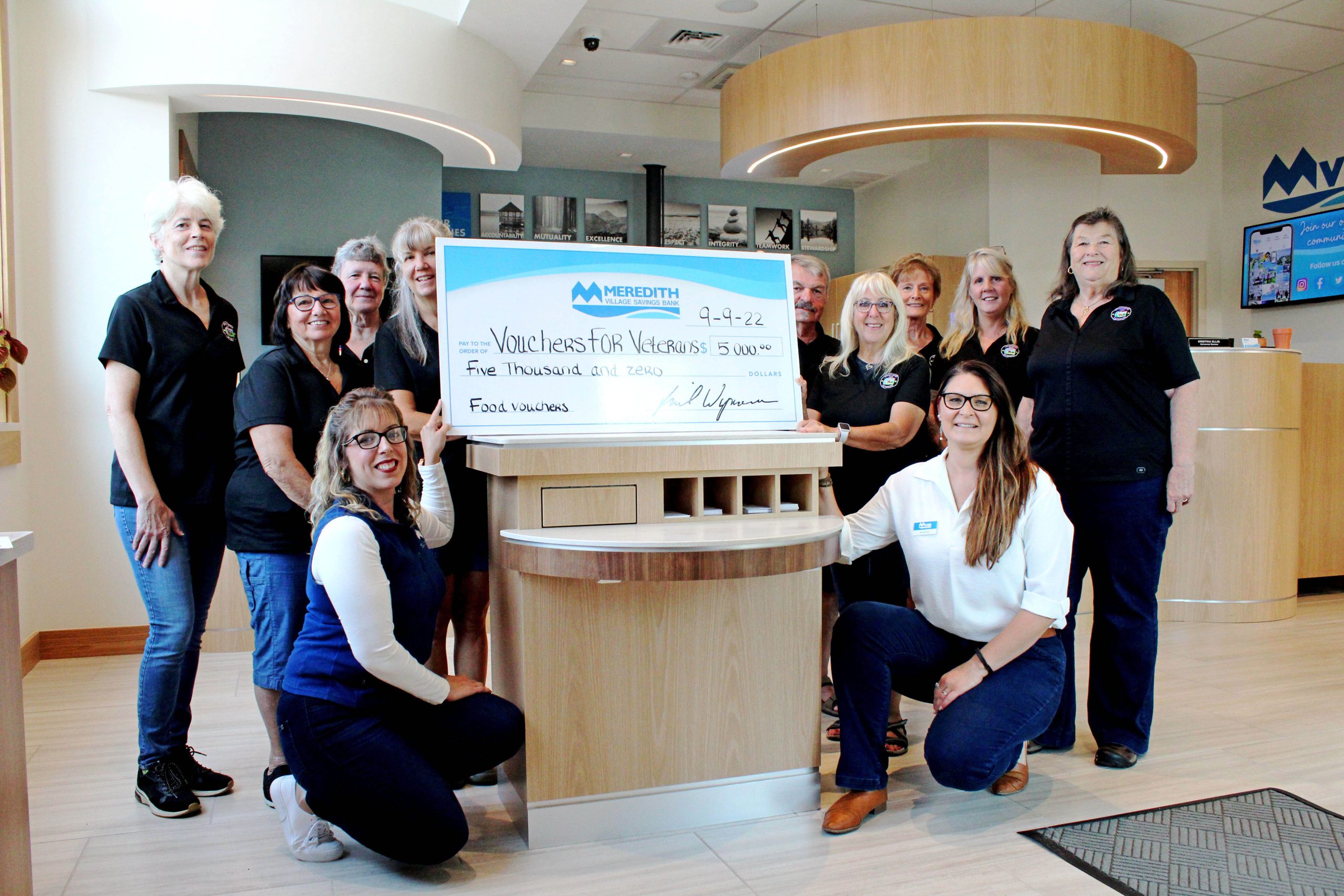 MVSB Proudly Supports Vouchers for Veterans - Meredith Village Savings Bank