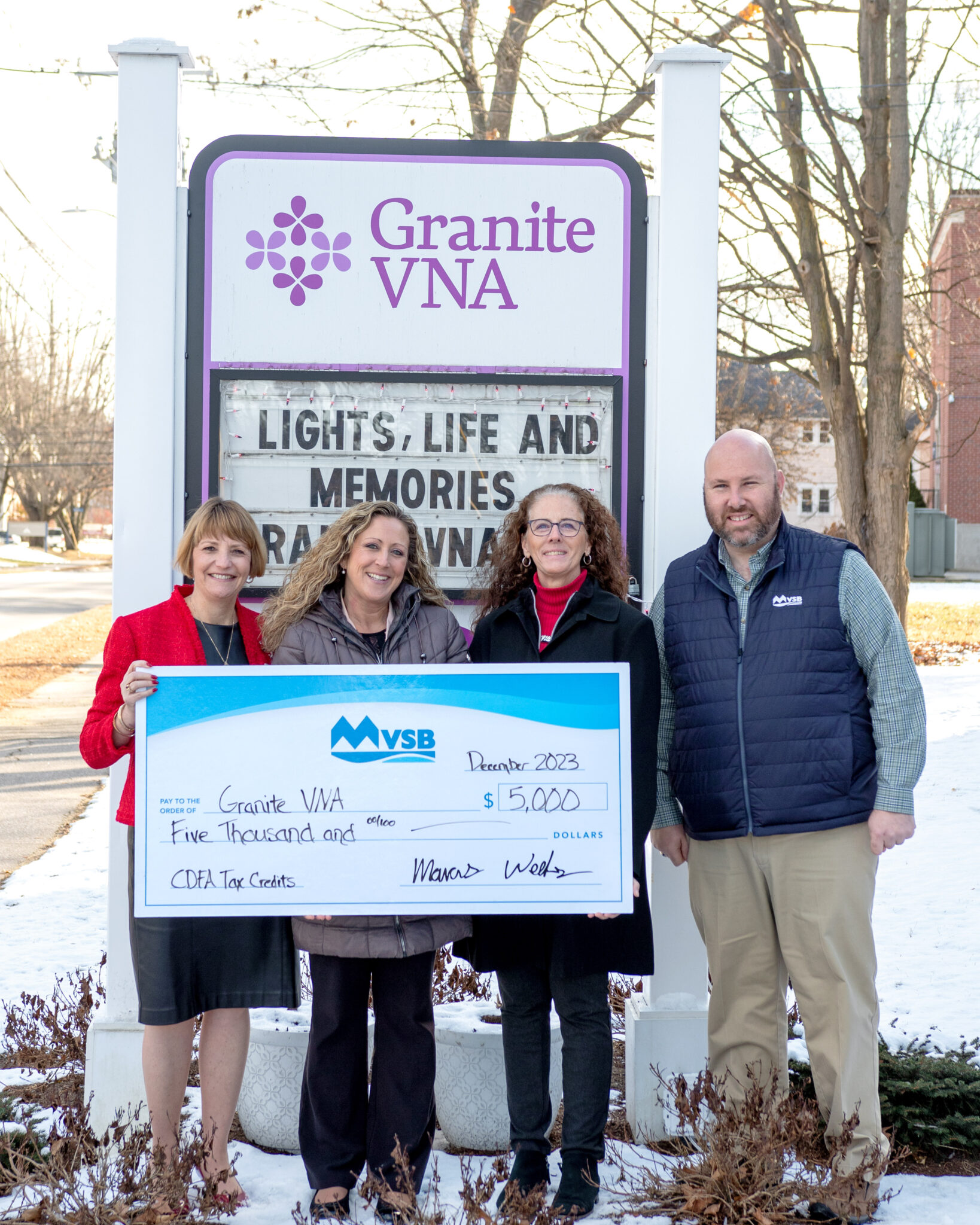 Granite VNA Awarded Tax Credits to Support Renovation of Laconia Office