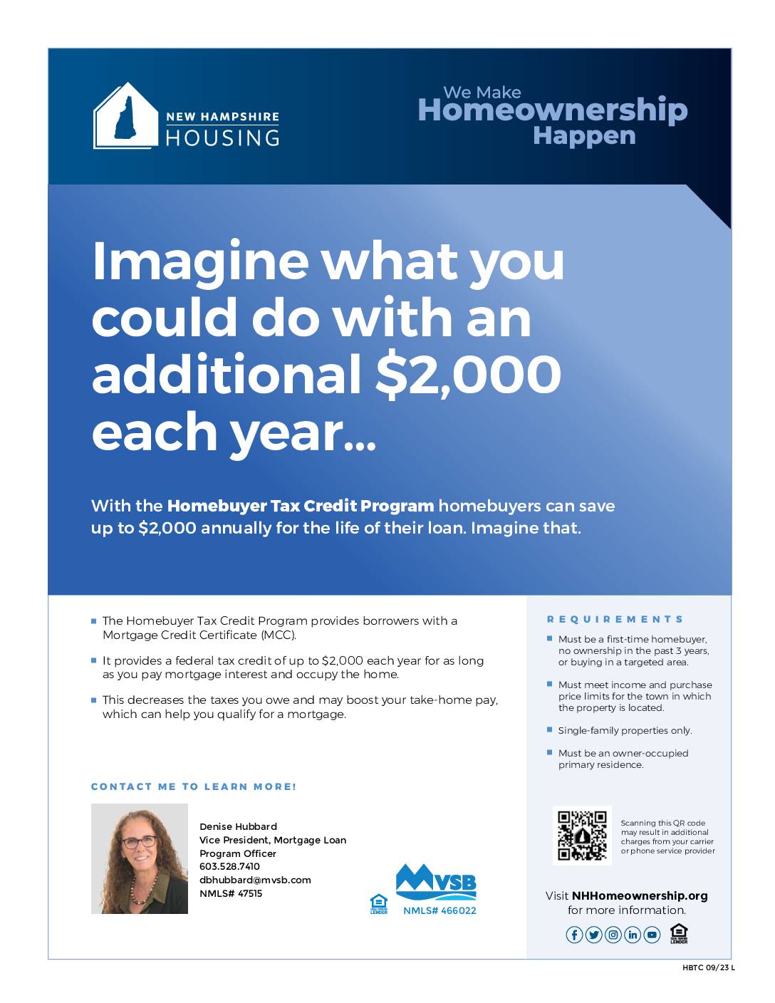 NH Housing Homebuyer Tax Credit Program