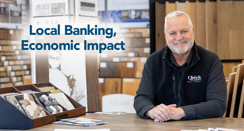 Sal Massa, Owner of Chick Lumber in North Conway and MVSB customer.